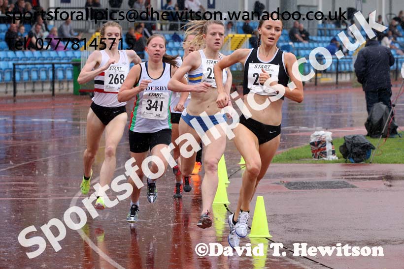 Senior womens 1500 metres, Northern Championships, Sport City, Manchester. Photo: David T. Hewitson/Sports for All Pics